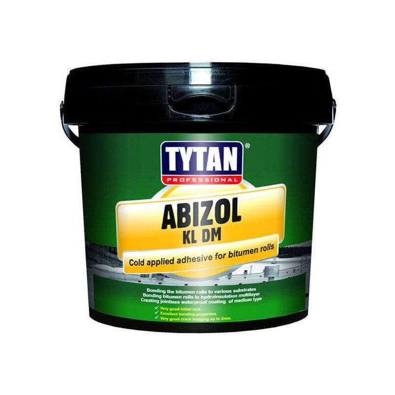 Abizol KL-DM 9 kg, adeziv bituminos special pentru lipirea la rece