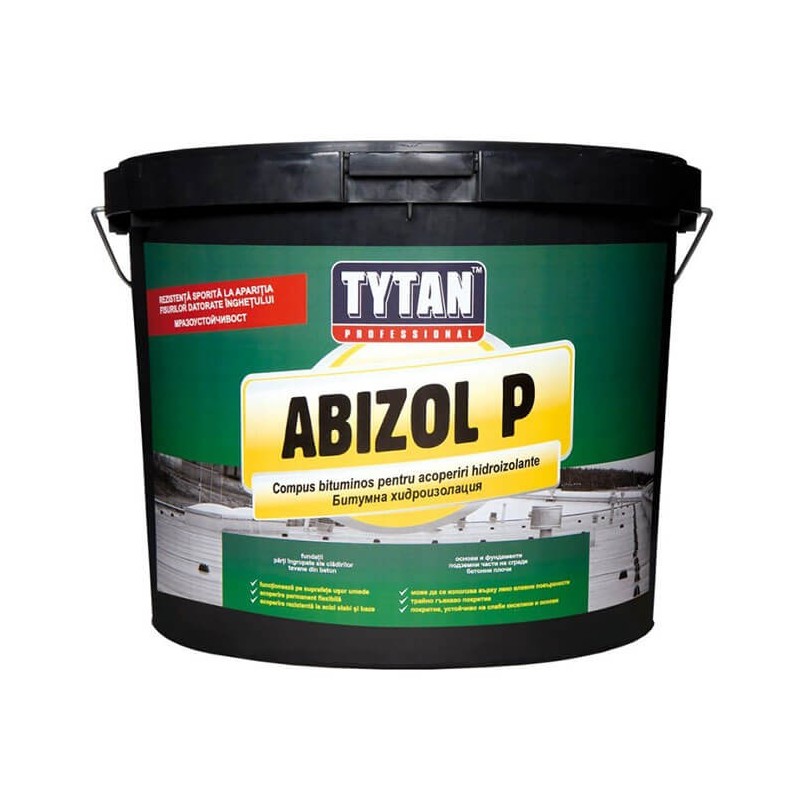 Abizol P 18 kg, compus bituminos Tytan,  hidroizolatie aplicata la rece