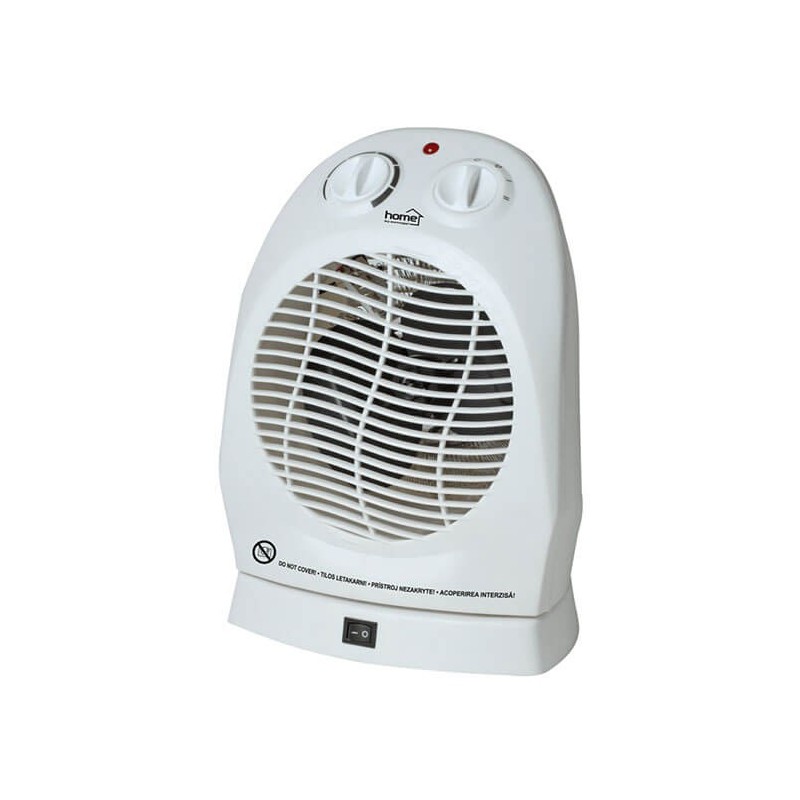 Aeroterma cu ventilator FK 1/0 Home by Somogyi, 2000 W, 2 trepte, termostat mecanic, oprire automata, IP20, 22 x 25 x 12,5 cm