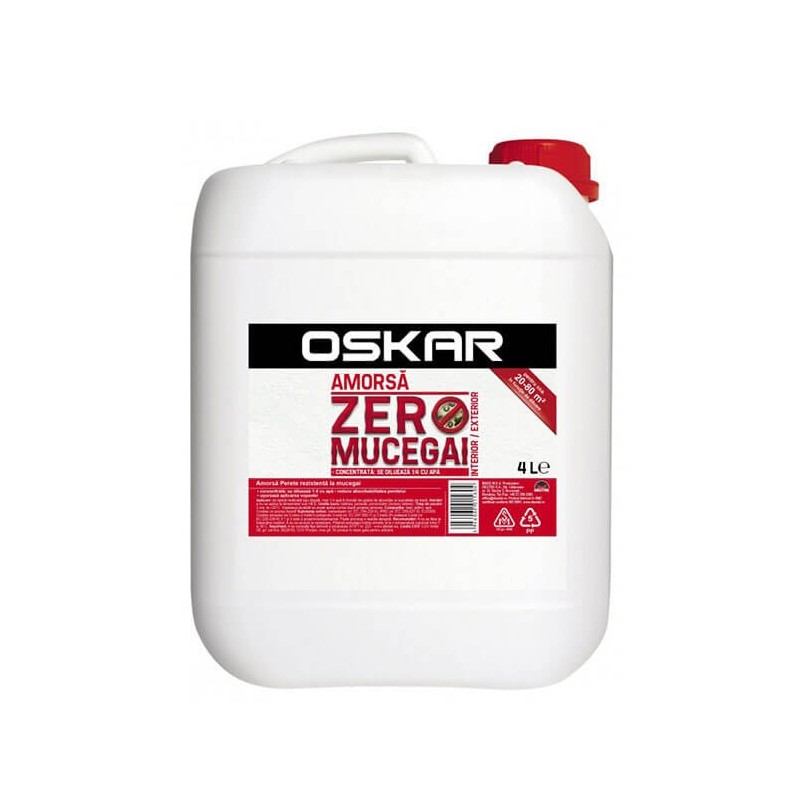 Amorsa perete Oskar Zero mucegai, interior si exterior, 4 L
