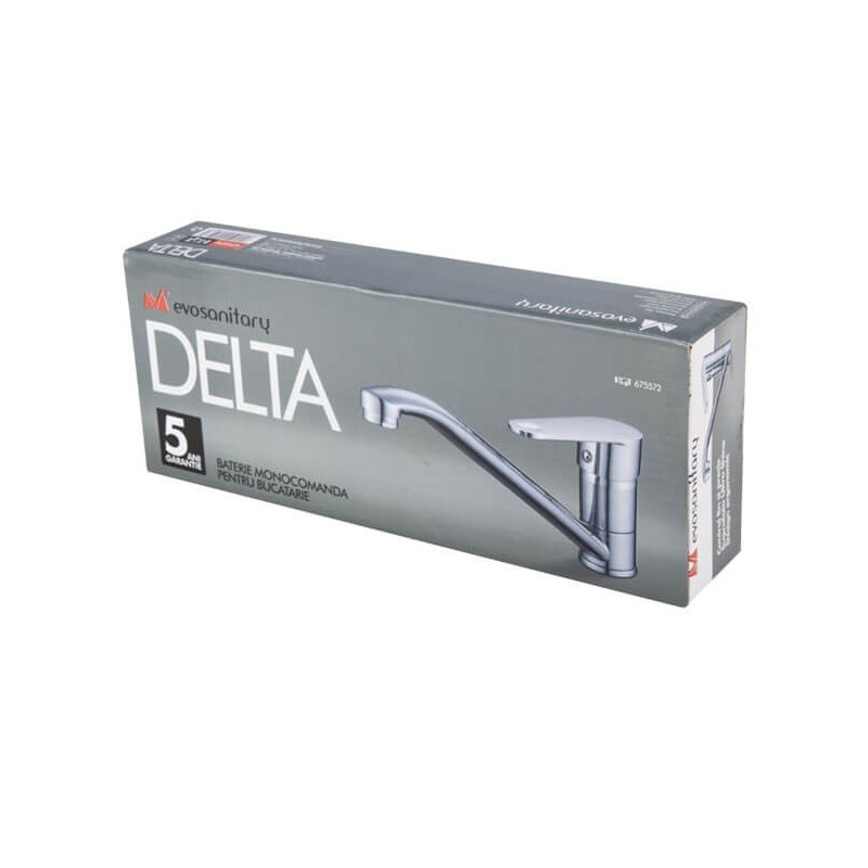 Baterie Delta bucatarie, L 215 mm, Evosanitary