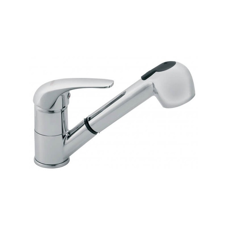 Baterie stativa bucatarie cu dus extractibil, Vasto, Ferro