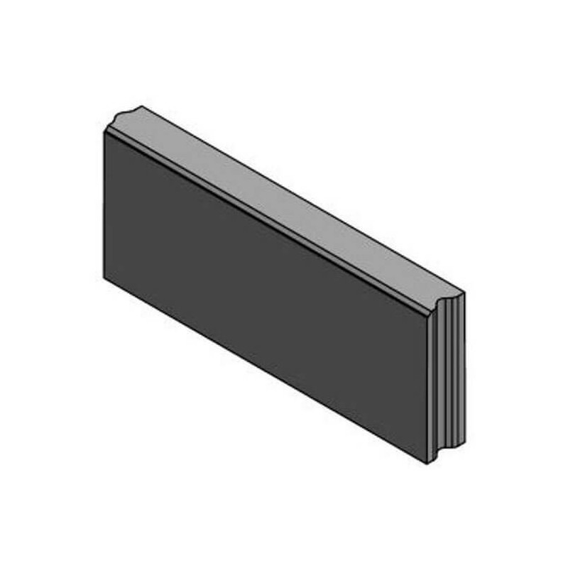 Bordura alee Viastein, Muschelkalk, 50 x 20 x 6 cm