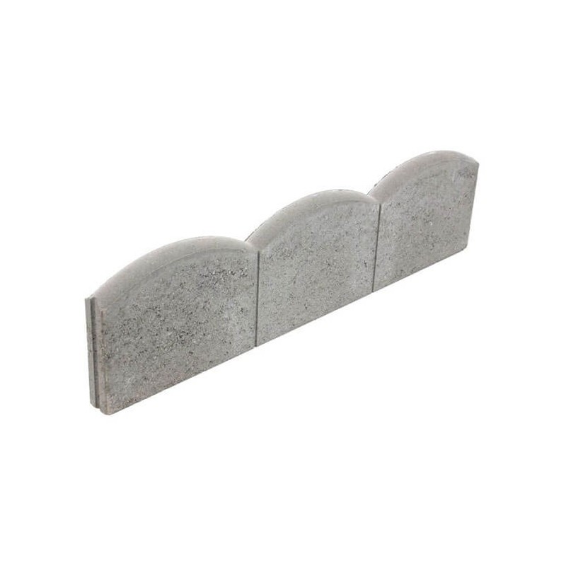 Bordura  Semmelrock Arcade 3, gri, 1000 x 50 x 250 mm