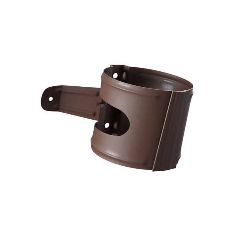 Brățară pentru burlan, maro lucios (RAL 8017), D88mm