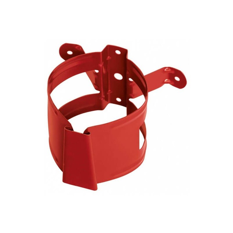 Bratara pentru burlan, rosu lucios (RAL 3011), D88mm