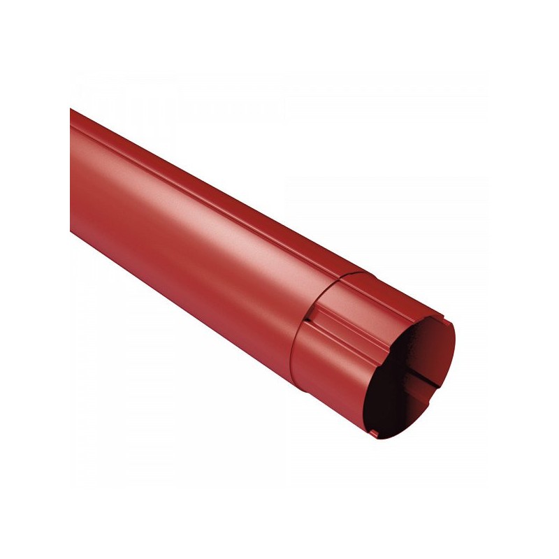 Burlan scurgere , rosu inchis (RAL 3009), 3 m, D88 mm