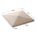 Capac Stâlp Gard Roma 45x45x6cm