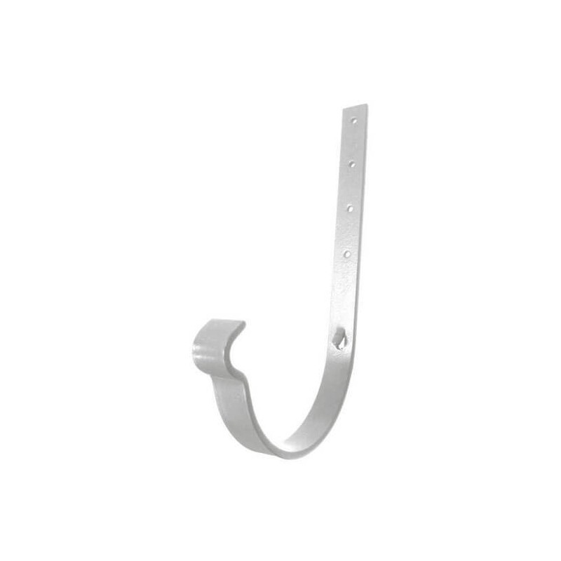 Carlig jgheab, alb lucios (RAL 9002), 125 x 210 mm