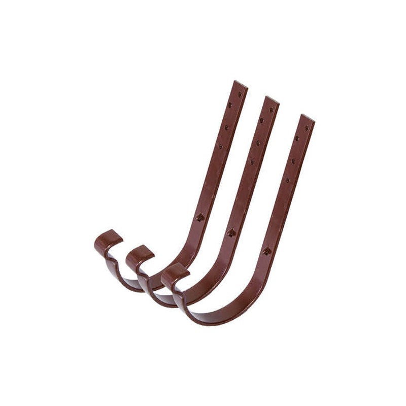 Carlig jgheab, maro lucios (RAL 8017), 125 x 210 mm