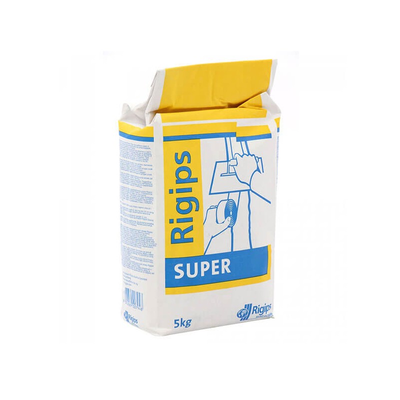 Chit alb Rigips Super pentru umplere si finisare rosturi placi de gips-carton sac 5kg
