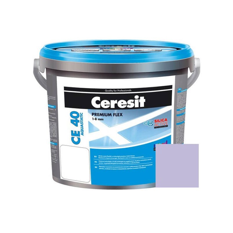 Chit de rosturi gresie si faianta Ceresit CE 40, lila, aquastatic, 2 kg