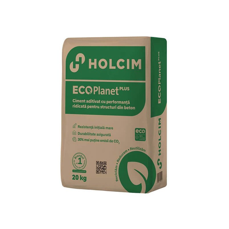 Ciment Holcim ECOPlanet PLUS, 20 kg