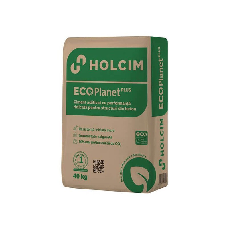 Ciment Holcim ECOPlanet PLUS, 40 kg