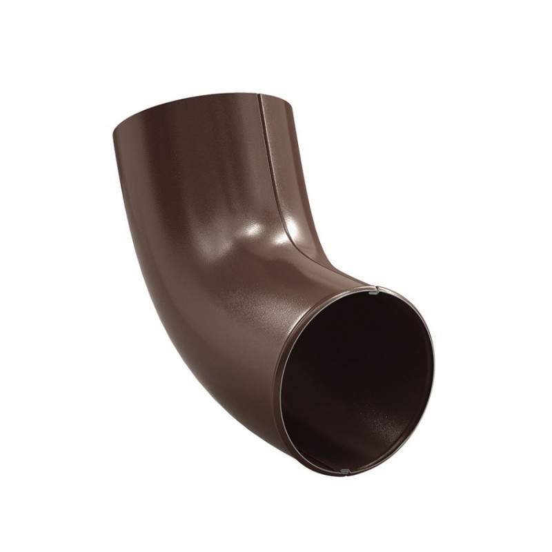 Cot de evacuare 60 grade, maro lucios (RAL 8017), D88 mm