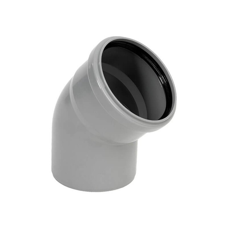 Cot EasyKIT PP, diametru 125, 45 grd