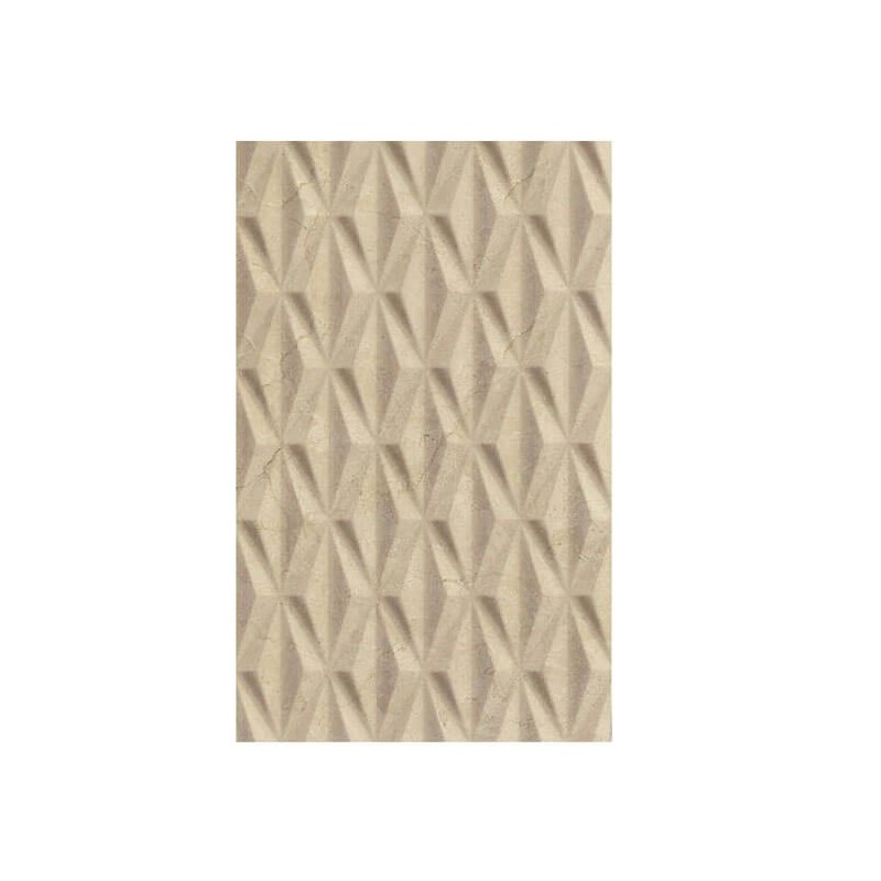 Faianta Cesarom Baccarin, bej, cu aspect geometric, 40.2 x 25.2 cm