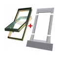 Fereastra pentru mansarda Fakro FTS-V U2 cu rama inclusa, 55 x 78 cm