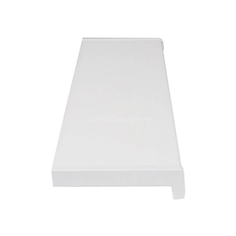 Glaf VOX exterior si interior PVC alb, 300 x 25 x 0.9 cm