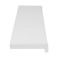 Glaf VOX exterior si interior PVC alb, 300 x 25 x 0.9 cm