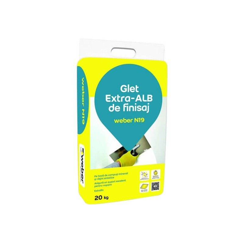 Glet finisaj Weber N19, 20 kg