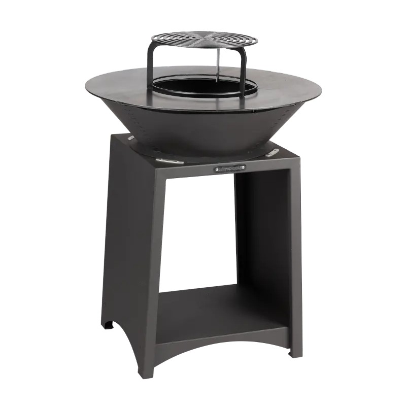 Gratar Metalic cu Plita Rotunda 750mm