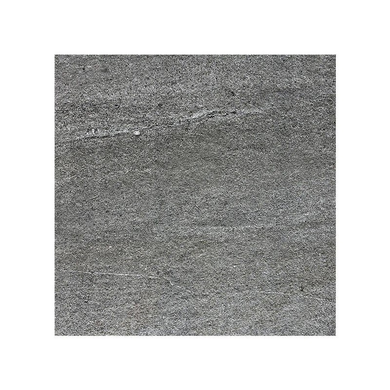 Gresie exterior portelanata gri inchis, 60 x 60 cm, rectificata, QUARZIT, Cesarom