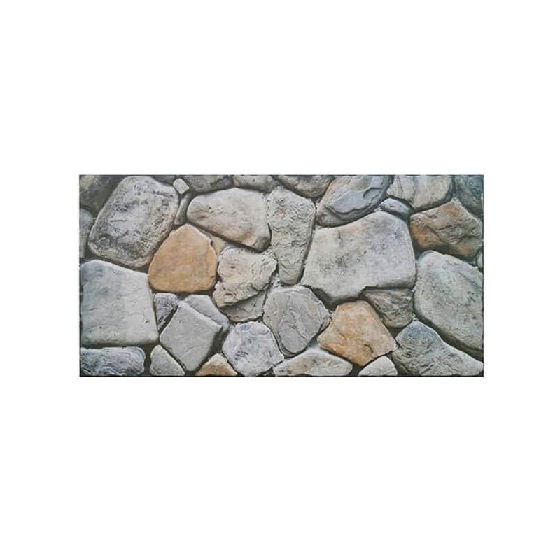 Gresie portelanata Datca, gri, 30 x 60 cm