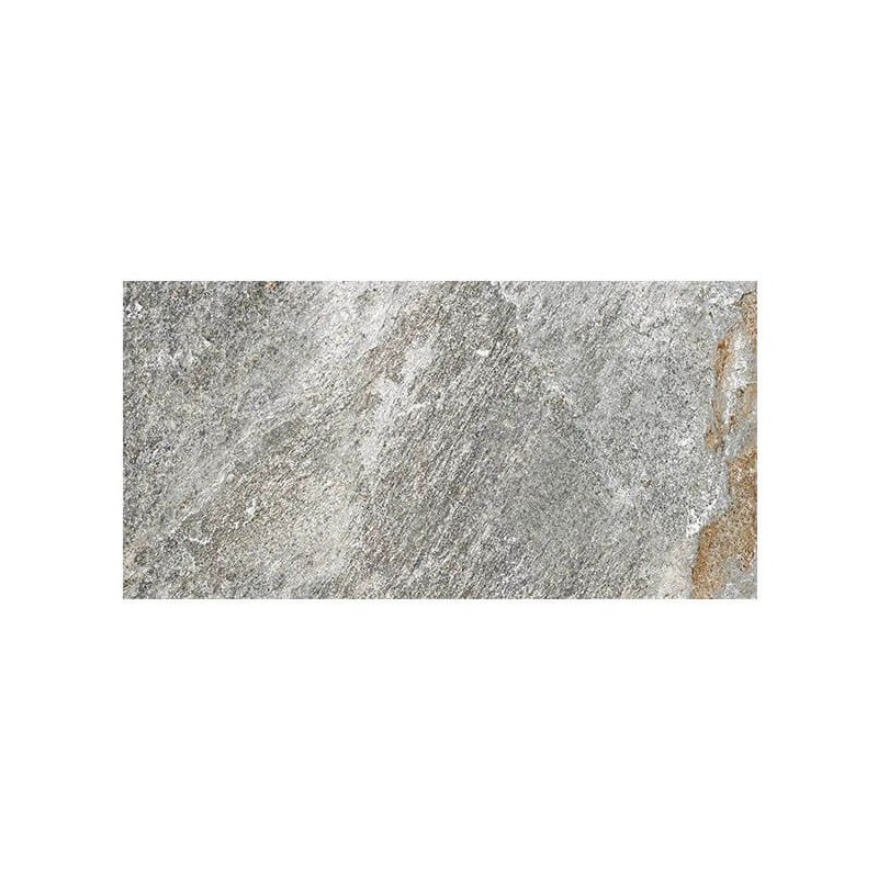 Gresie portelanata gri, 60 x 30 cm, rectificata, QUARTZ, Cesarom
