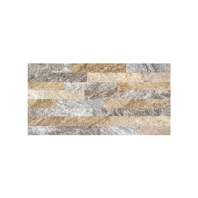 Gresie portelanata multicolor, 60 x 30 cm, rectificata, QUARTZ, Cesarom