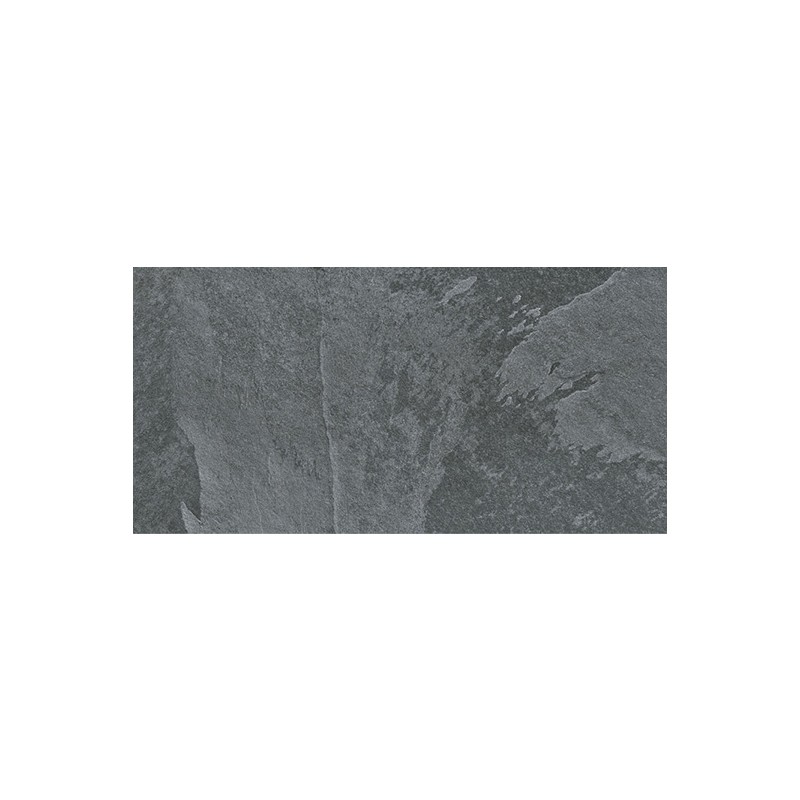 Gresie portelanata Slate Stone 120x60 negru rectificat (1.44mp/cutie)