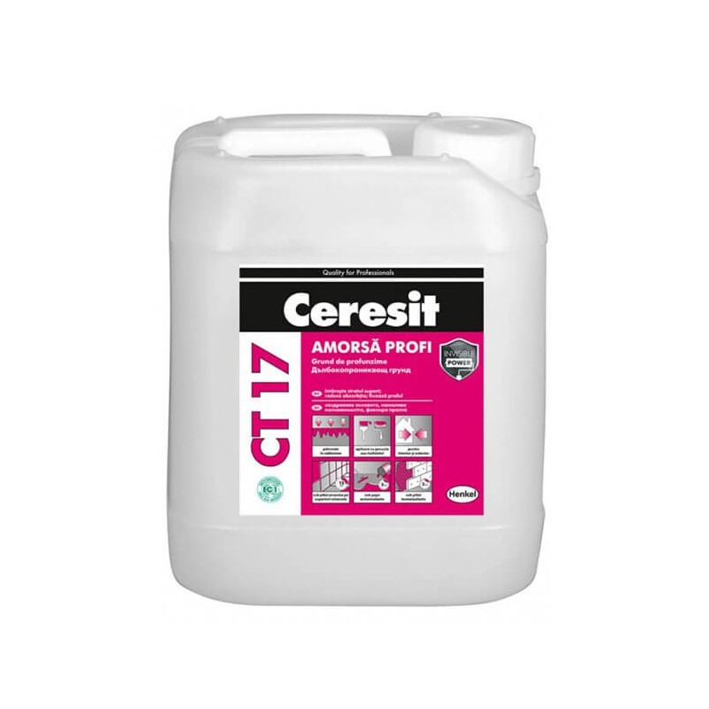 Grund de profunzime fara solvent, CT 17, 2 L, Ceresit