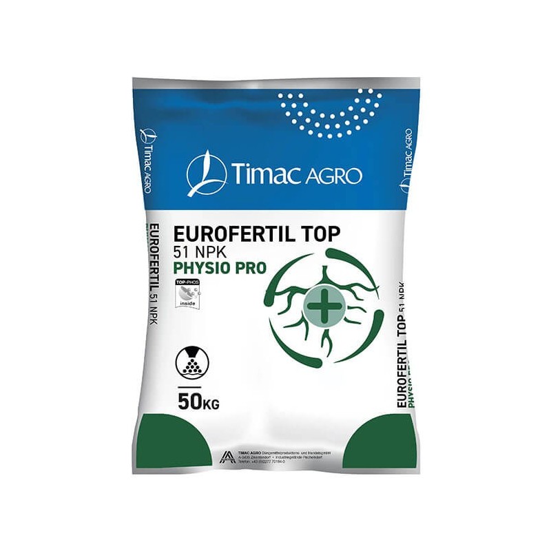 Ingrasamant EUROFERTIL TOP 51 NPK, 50 kg, Timac AGRO