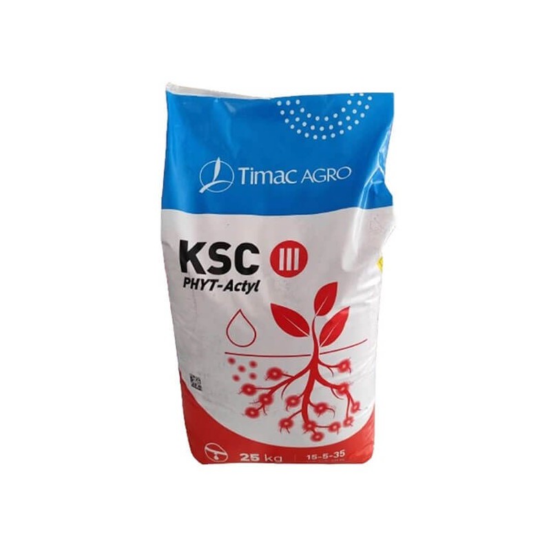Ingrasamant hidrosolubil NPK cu complex organic unic obtinut din alge marine, KSC III PHYT-ACTYL, 5 kg