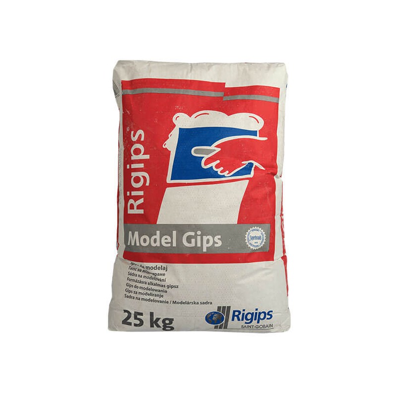 Ipsos alb pentru modelaj Rigips Model Gips sac 25kg