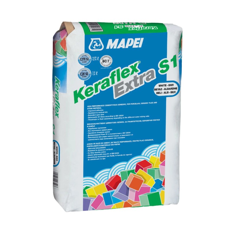 Keraflex Alb Extra S1 25KG Adeziv Gresie/Piatra Int Ext
