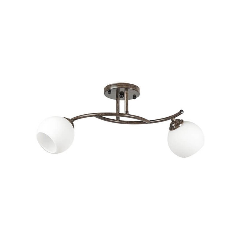 Lustra Ramona, wenge + alb, 2 x E27, 60W