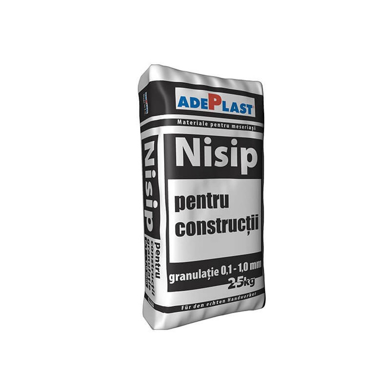 Nisip pentru construcţii Adeplast sac 25 kg