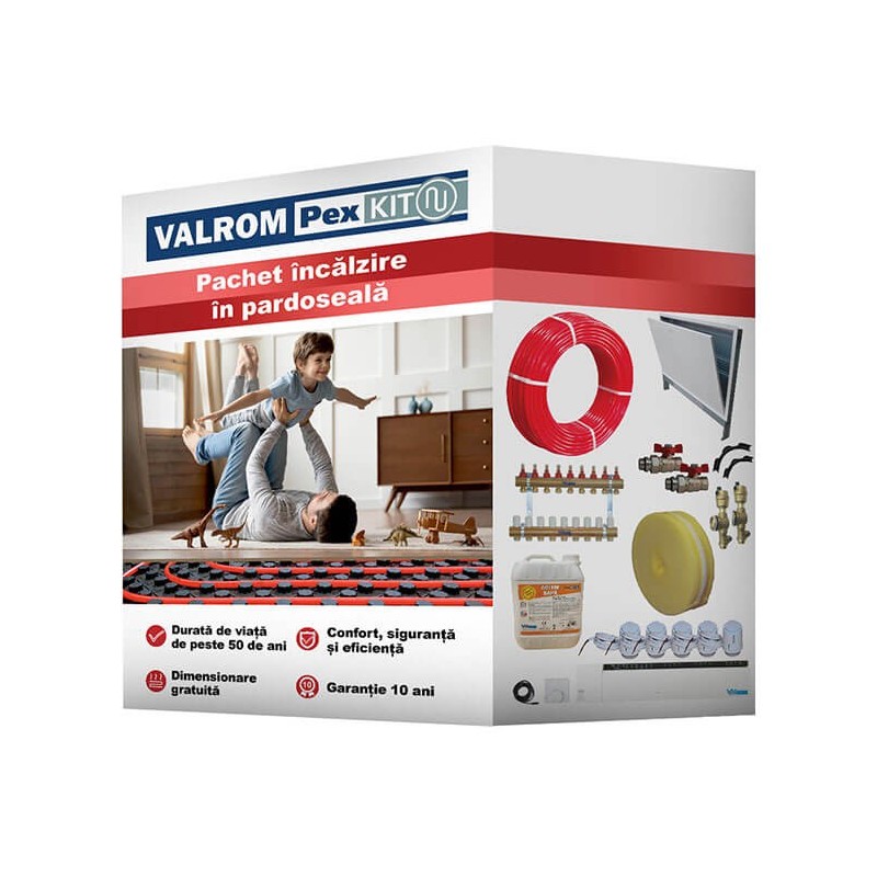 Pachet incalzire pardoseala Confort 90 Mp cu automatizare fir