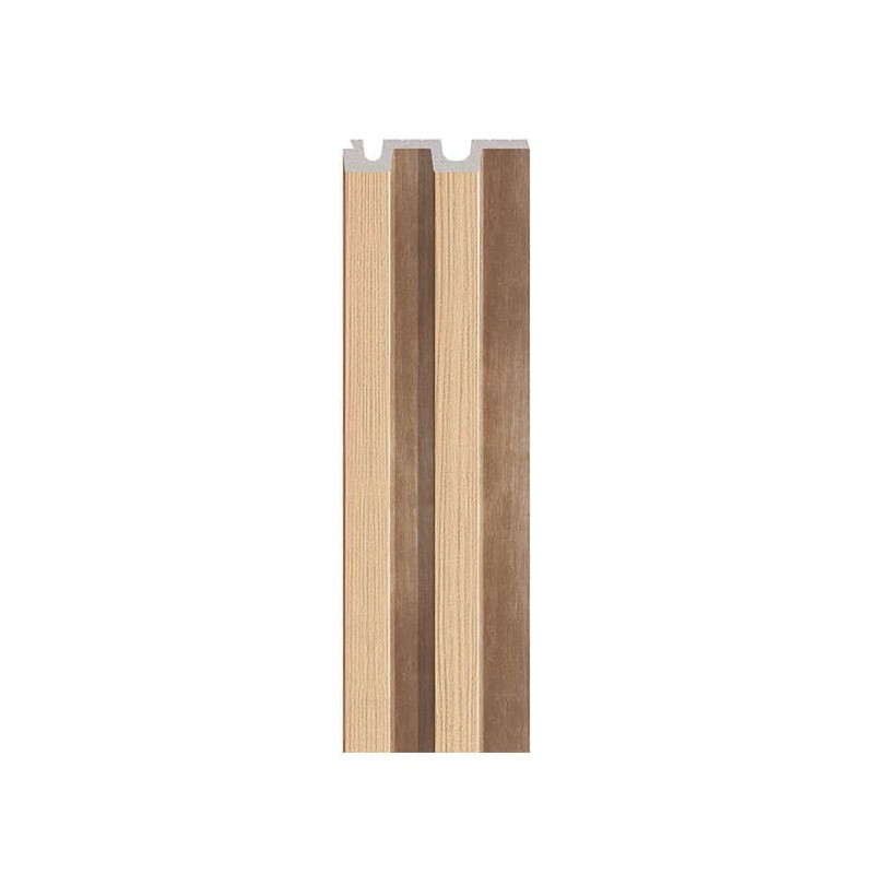 Panou riflaj Linero L-line, natural, 265 cm x 12.2 cm x 2.1 cm