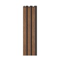 Panou riflaj Linero M-line, mocca, 265 cm x 12.2 cm x 1.2 cm
