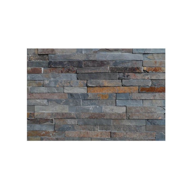 Piatra decorativa Modulo Natimur Multicolor Rusty, interior / exterior, 0.54 mp