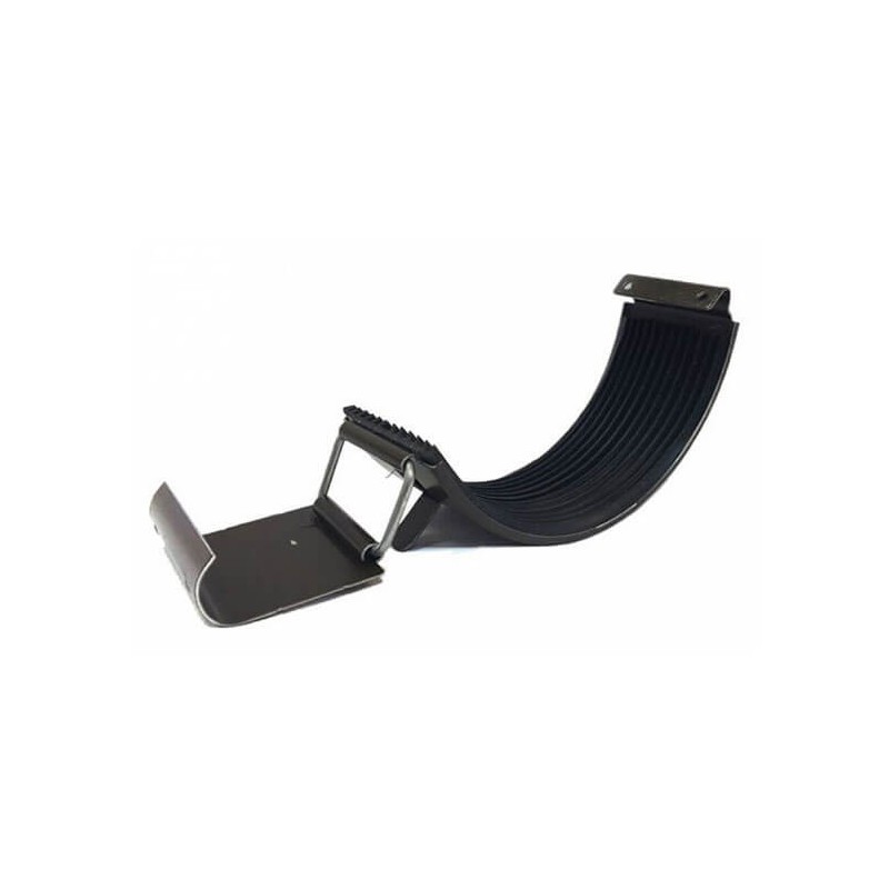 Piesa de imbinare jgheab, maro inchis (RAL 8019), D 125 mm