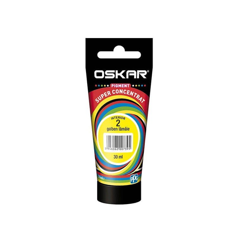 Pigment Oskar D, superconcentrat, galben lamaie 2, pentru vopsea lavabila, 30 ml