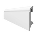 Plinta parchet din duropolimer Espumo ESP401, alb, 2400 x 100 x 16 mm, Vox
