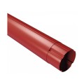 Prelungitor burlan scurgere, rosu inchis (RAL 3009), 1 m, D88 mm