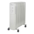 Radiator cu ulei 13 elementi, alb, 2500 W, Entac