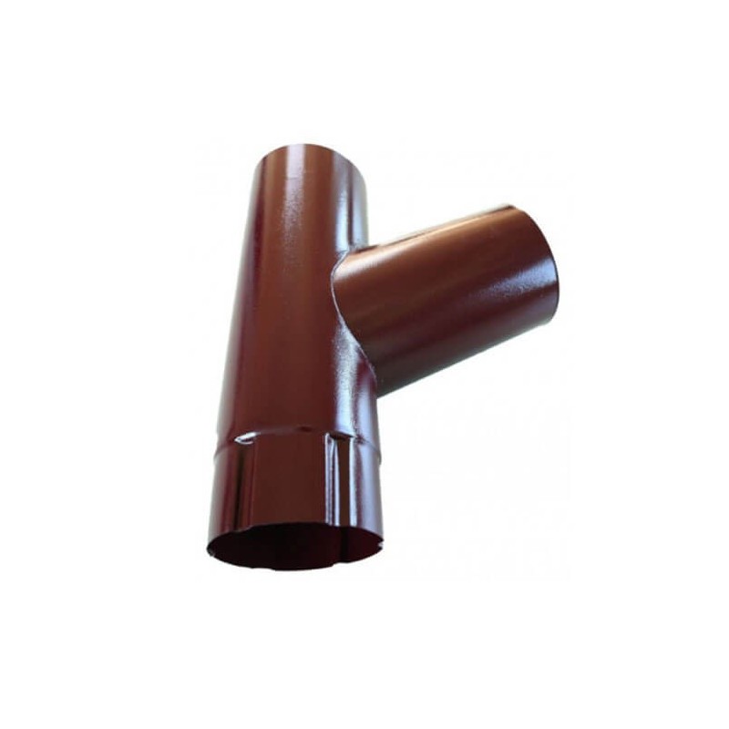 Ramificatie burlan, maro lucios (RAL 8017), D 88mm