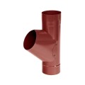 Ramificatie burlan, rosu inchis (RAL 3009), D 88 mm