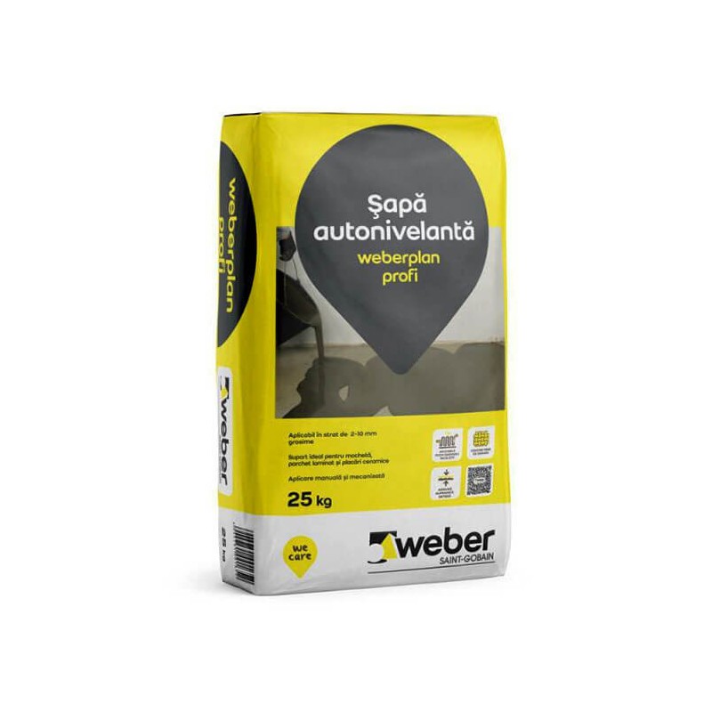 Sapa autonivelanta Weber plan Profi sac 25kg